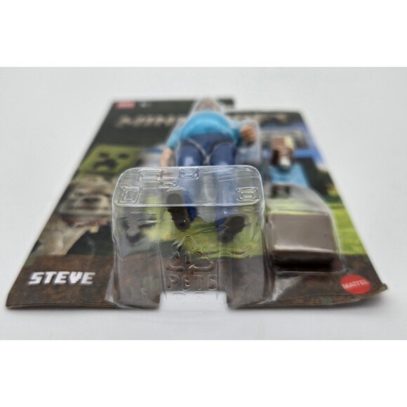 Minecraft Movie Steve 12” Action Figure Mattel 2024 New Film Character Toy - Picture 2 of 6